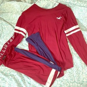 Hollister legging outfit